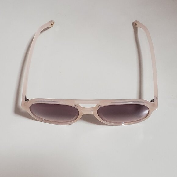 Retro Polarized Aviator Pink Light Brown Sunglasses [SOJOS] [56-20-143] - Picture 1 of 6